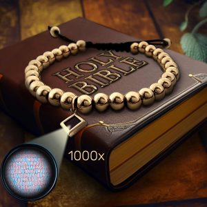 Mini KJV Bible Examined Under Microscope With Complete Text Inside My Nano Jewelry